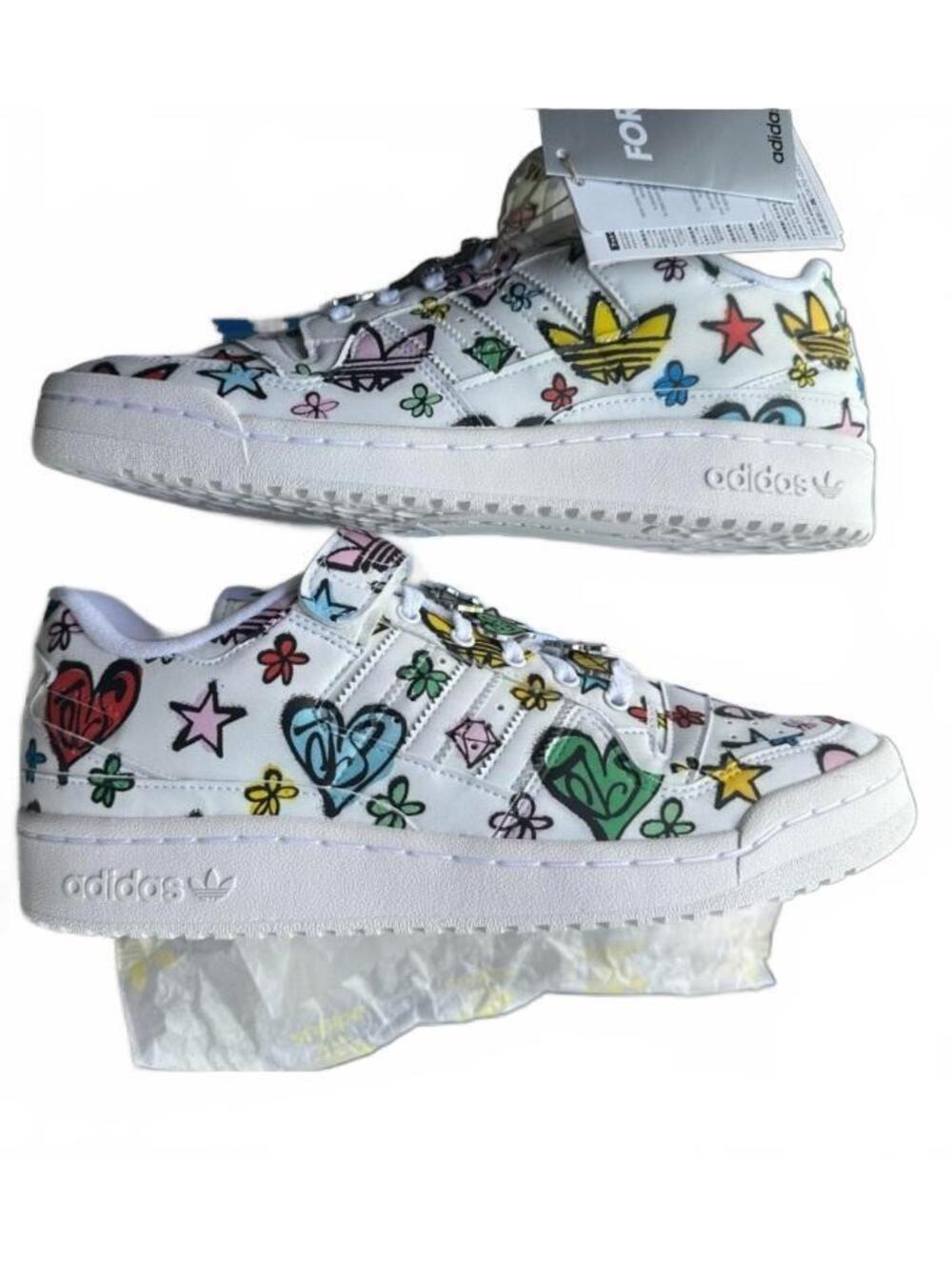 NIB Adidas Jeremy Scott Forum 84 Lo Mono Size 11.5 men’s / 13 womens